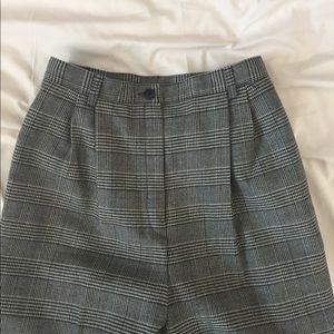 Women’s High Waisted Plaid Pants